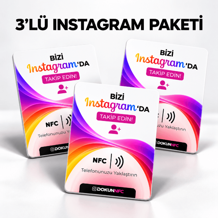 3’lü Instagram Paketi 15x10 cm