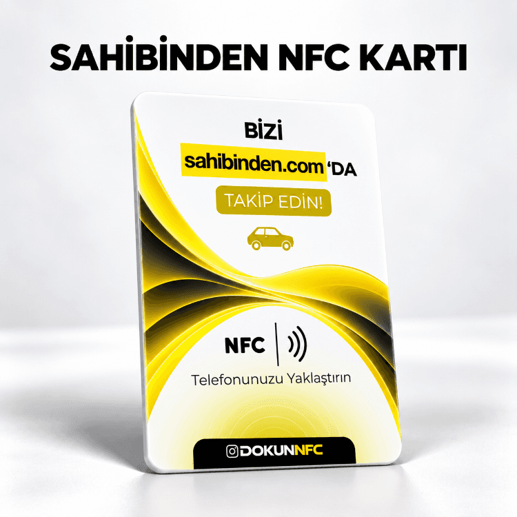 sahibinden NFC Kartı 15x10 cm