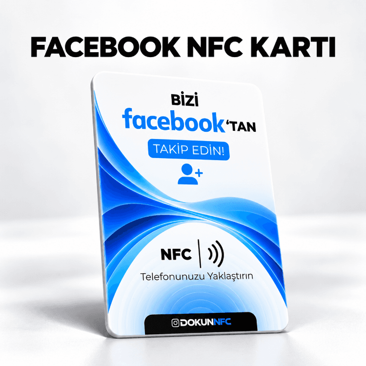 Facebook NFC Kartı 15x10 cm
