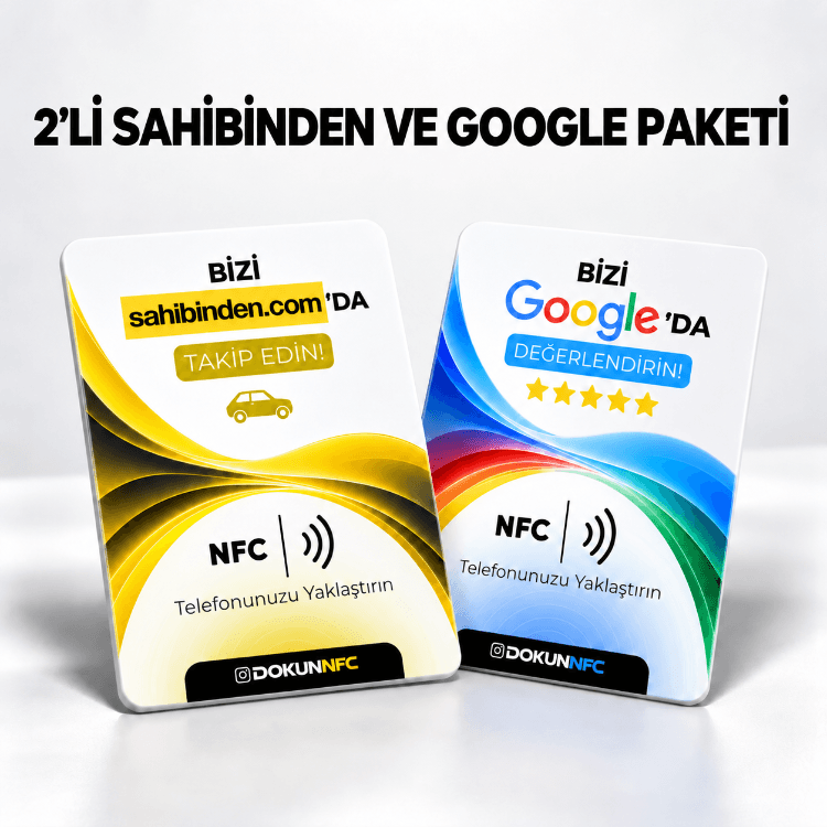 2’li sahibinden ve Google Paketi 15x10 cm