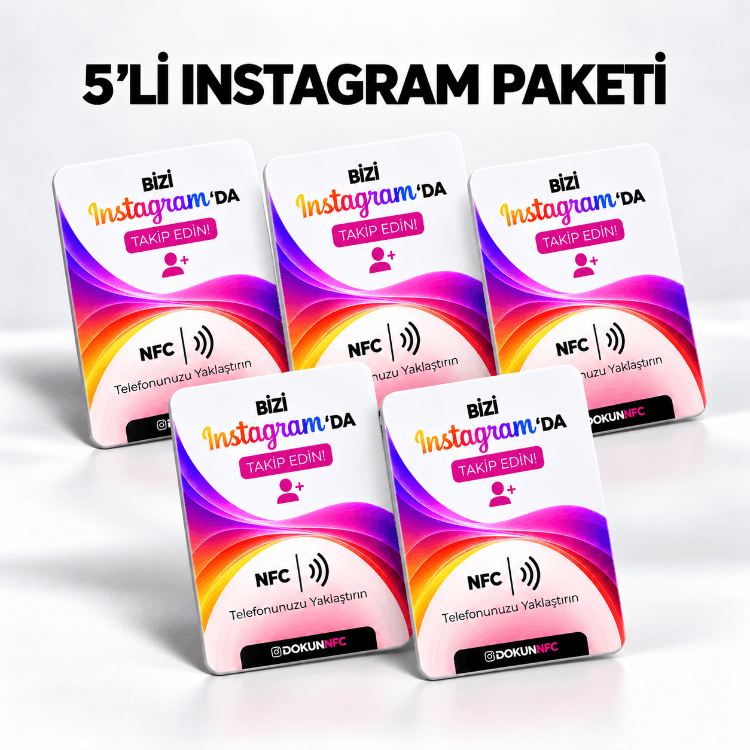 5’li Instagram Paketi 15x10 cm