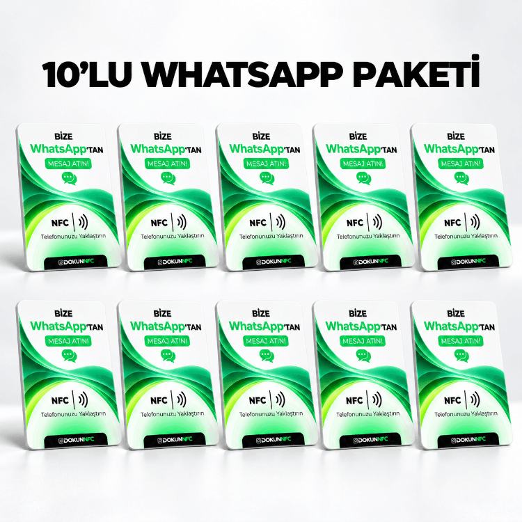 10’lu WhatsApp Paketi 15x10 cm